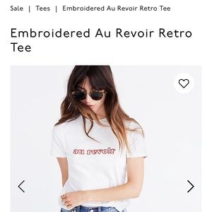 Madewell Au Revoir tee